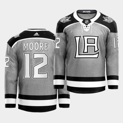 Adidas Los Angeles Kings #12 Trevor Moore 2021 City Concept NHL Stitched Jersey - Black Men's